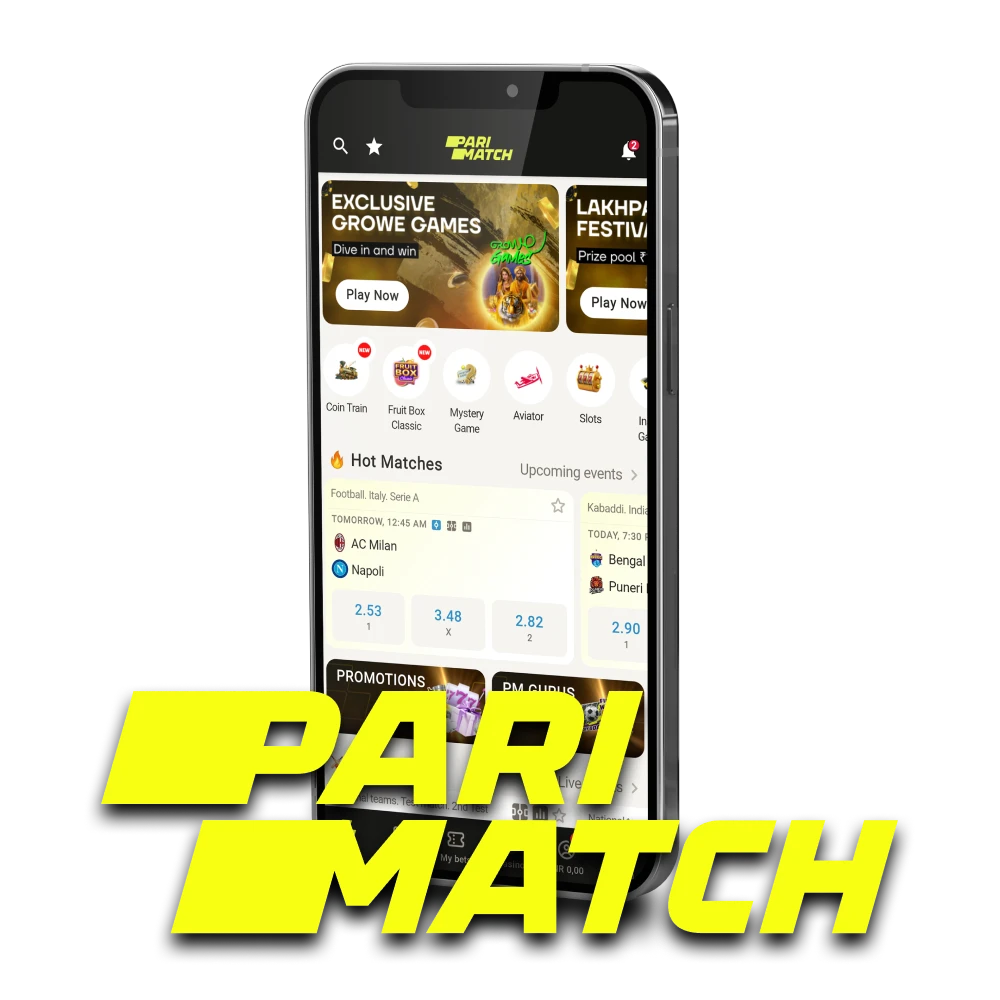 We will tell you about Parimatch.