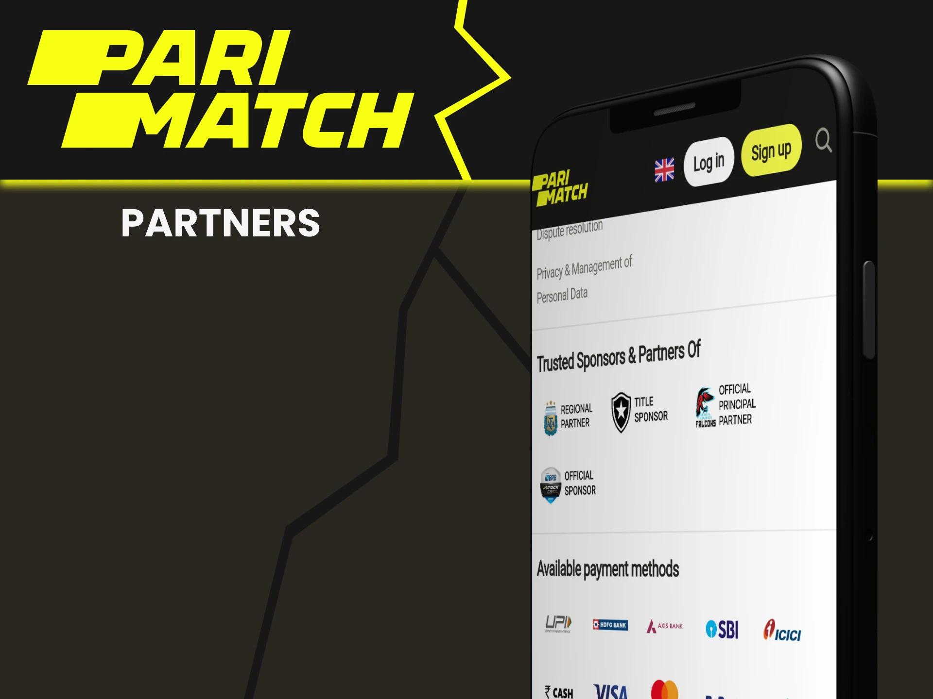 Parimatch has many partners.