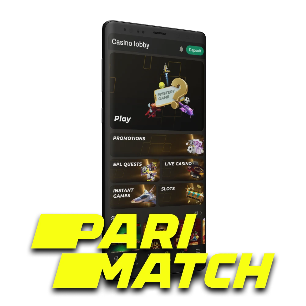 For casino games, choose Parimatch.