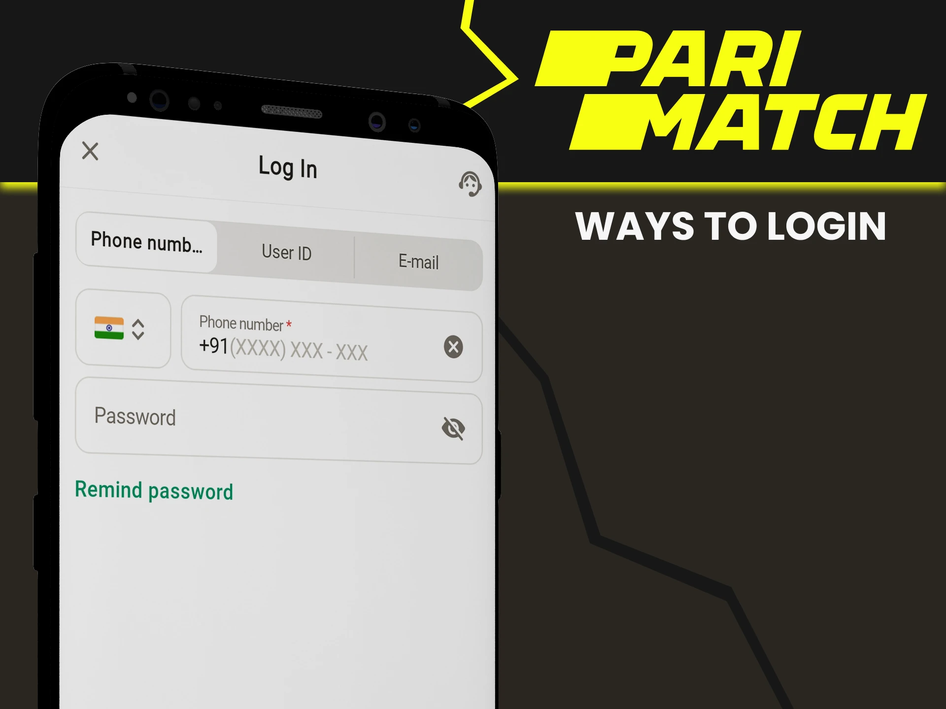 We will tell you how you can log into your Parimatch account.