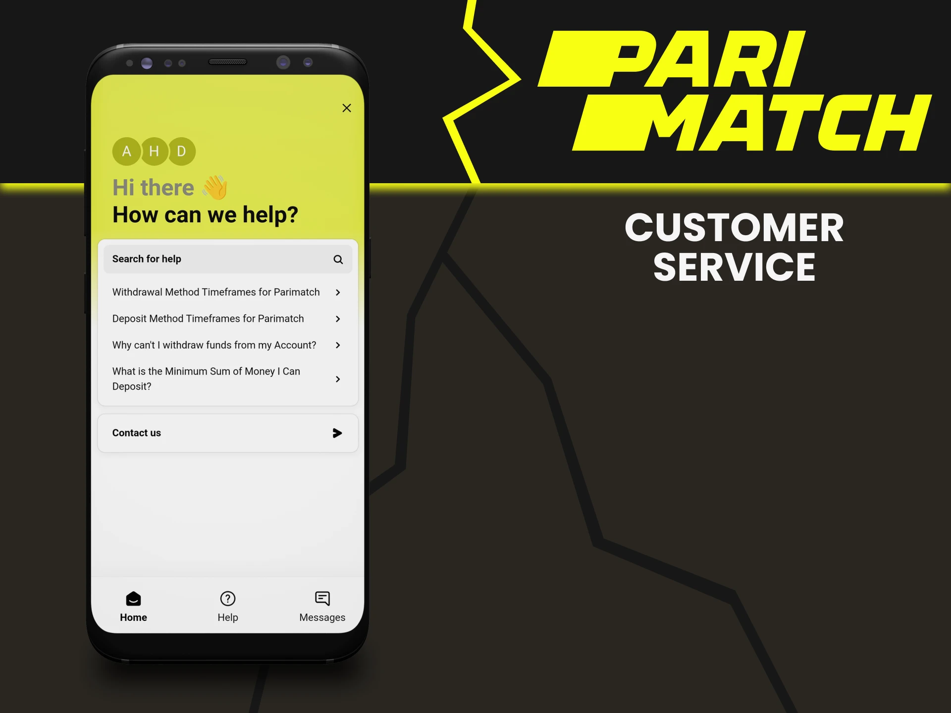 If you have any questions, please contact Parimatch support.