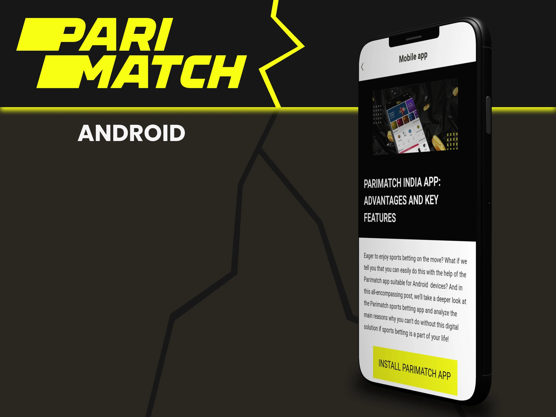 Download the Parimatch app to play Aviator on Android.