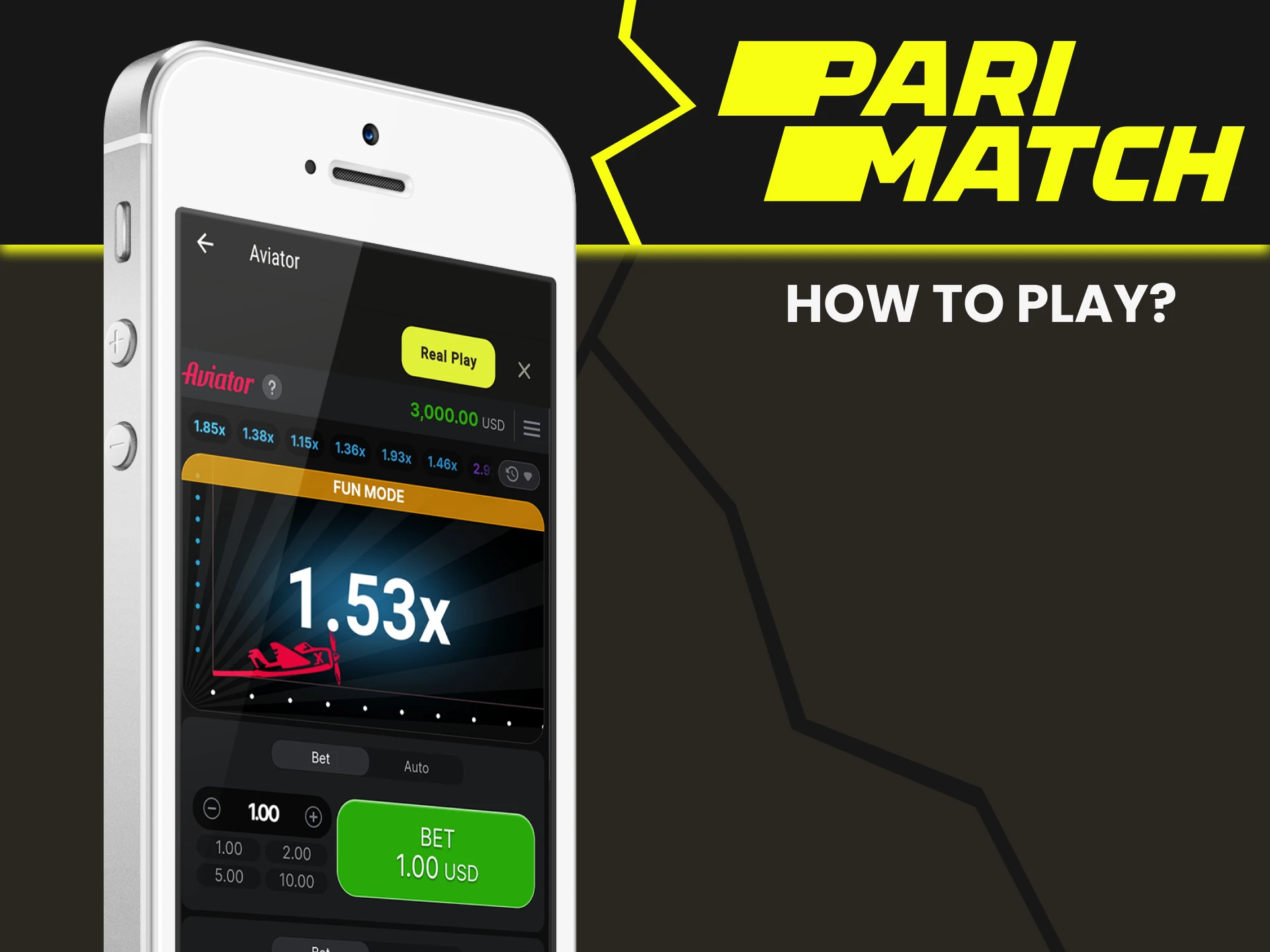 We will tell you how to play Aviator on Parimatch.