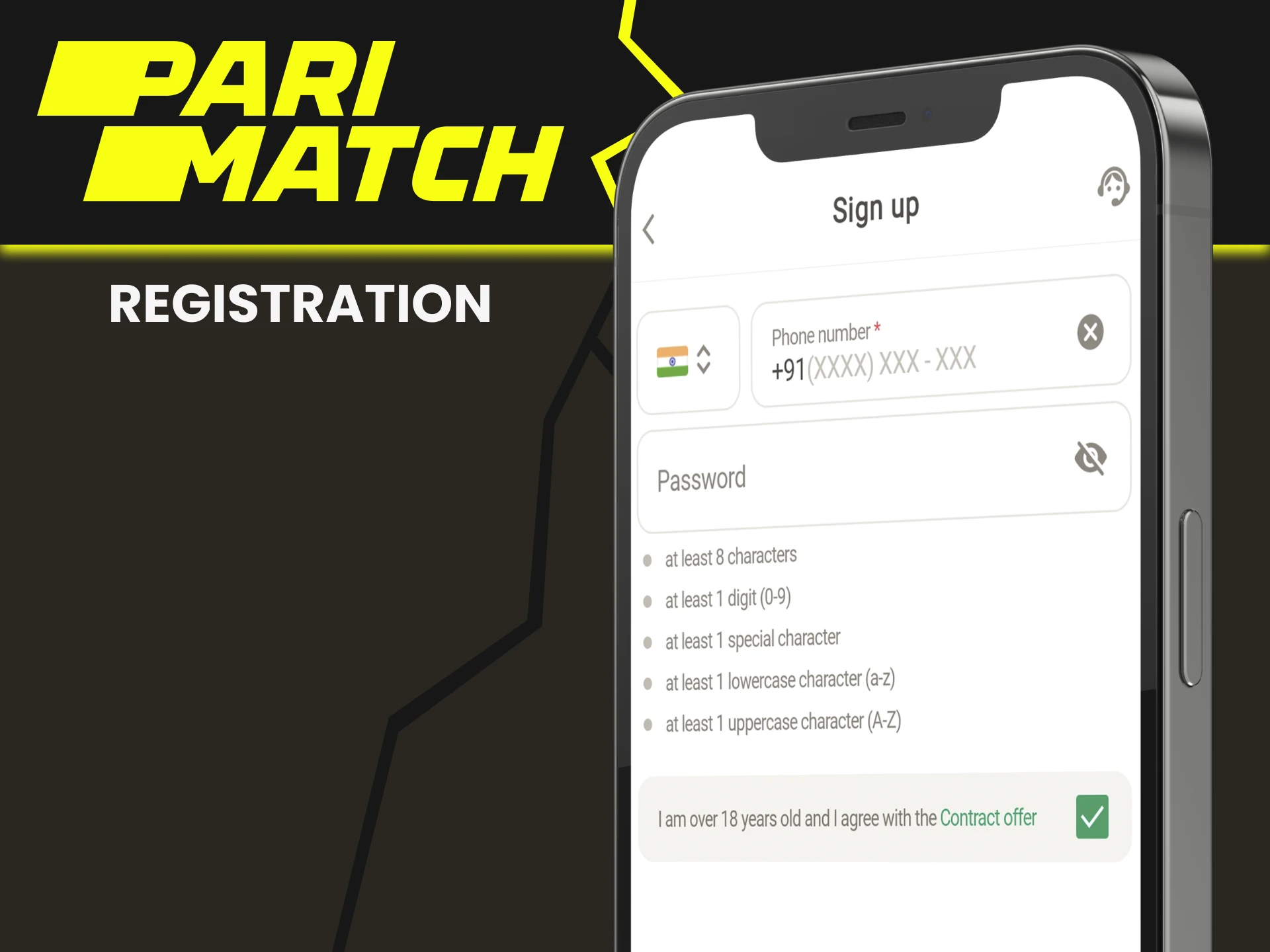 Register to play Aviator on Parimatch.