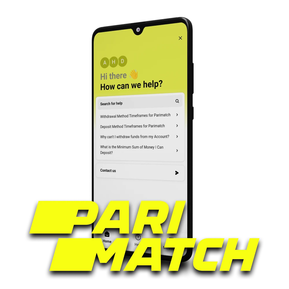 You can always contact Parimatch support.