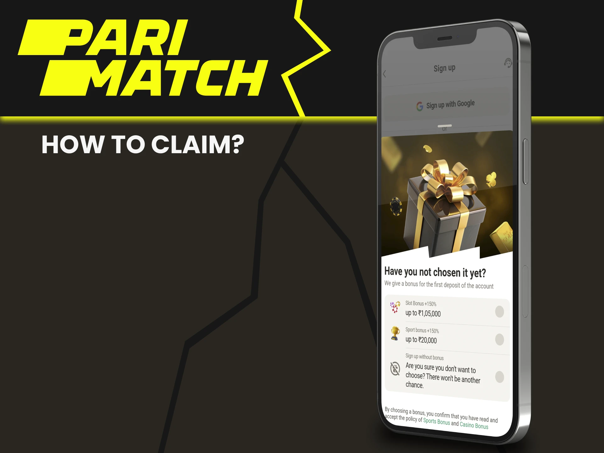 Become a participant in bonuses from Parimatch.