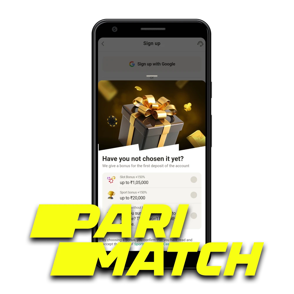 Get your welcome bonuses from Parimatch.