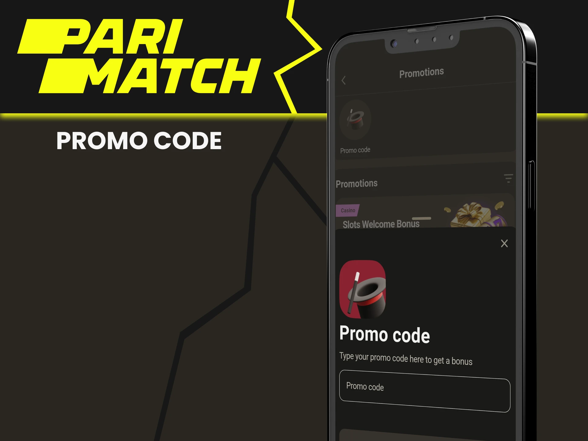 Use a promotional code from Parimatch for a bonus.