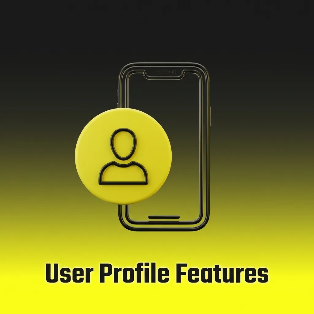 User profile dashboard showing account balance, transaction history, and settings options on mobile app