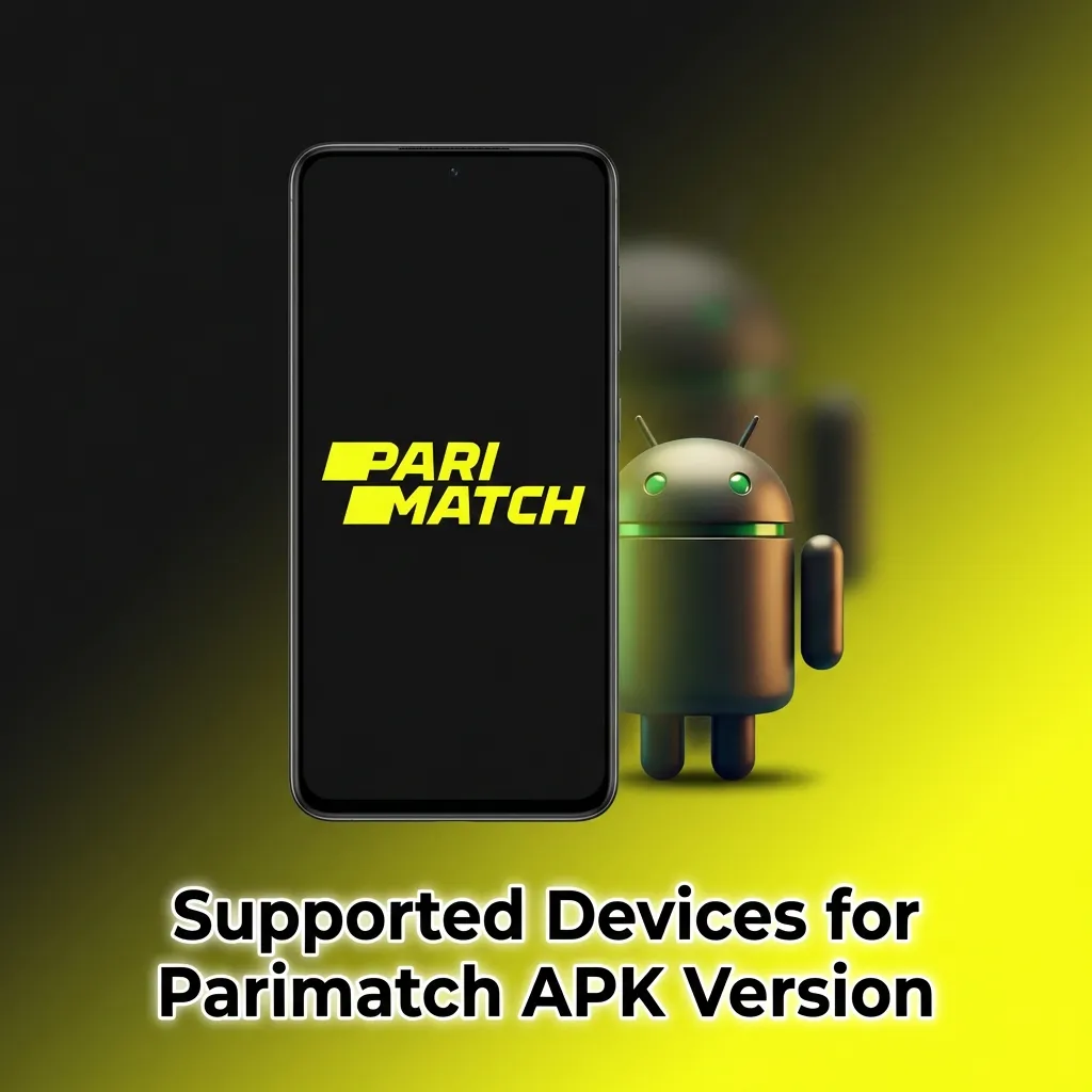 Table showing compatible Android devices for Parimatch APK including Samsung, OnePlus, Xiaomi, and other popular brands
