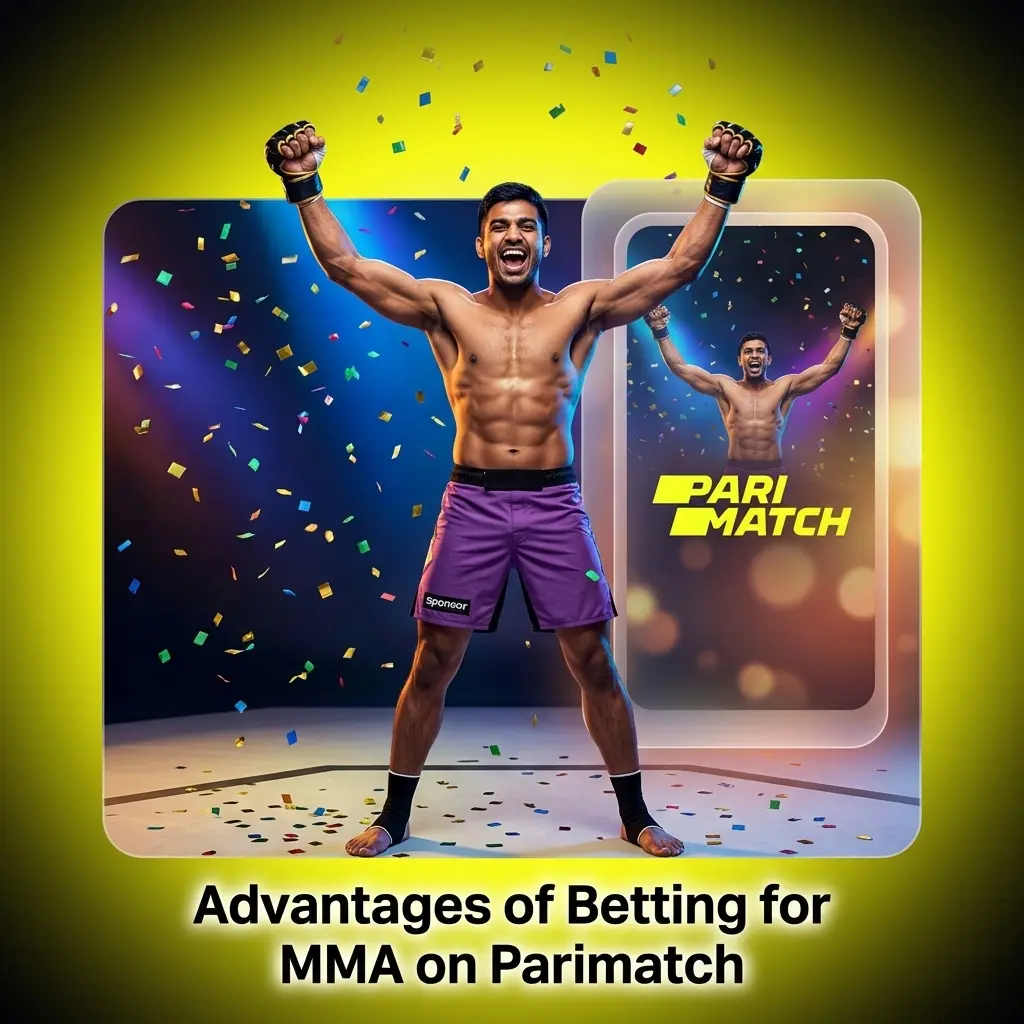 Parimatch MMA betting advantages including live odds, UFC coverage, multiple bet types and mobile access for Indian bettors