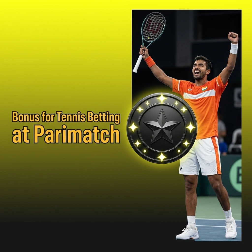Parimatch 100% deposit bonus up to INR 30,000 for tennis betting on first sports deposit