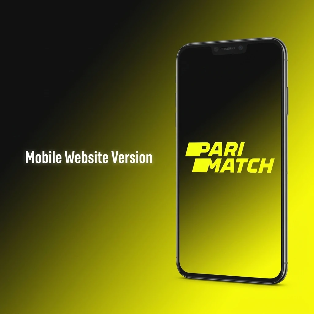 Parimatch mobile website interface showing sports betting and casino options optimised for smartphone browsers